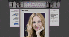 Desktop Screenshot of paranormalneworleans.com